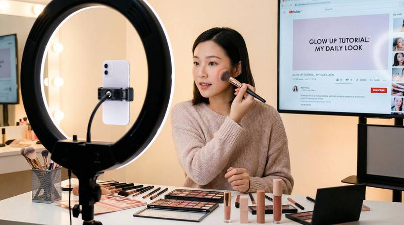 黄色仓库美妆视频